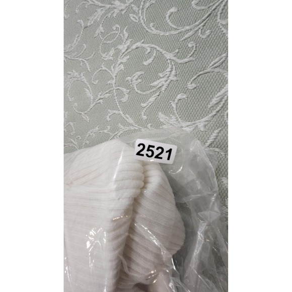 Antthony Cardigan Sweater Womens Medium Ivory Shawl Collar Button Ribbed Knit - Picture 15 of 15